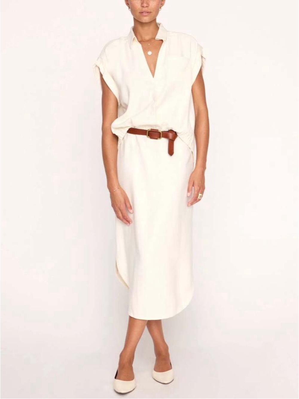Brochu Walker Cabas Skirt Calico Midi Minimalist, L